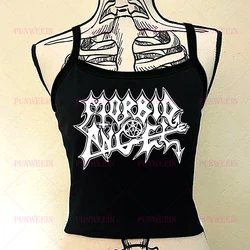 90s Y2k Sweet girls Tank Top Sleeveless Women Punk Crop Vintage Gothic Punk Fairy core Sexy Grunge Corset Emo girl Crop Tops