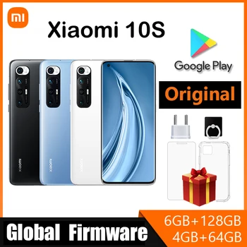 샤오미 Mi 10S 5G 휴대폰, 샤오미 10S 스마트폰 108 MP 카메라, 퀄컴 스냅드래곤 870 NFC