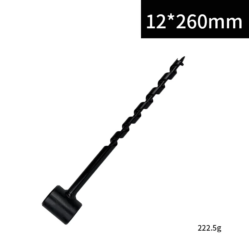 1pc Hand Auger Wood Drill Bushcraft Outdoor Hand Drill Auger Drill Bit Outdoor Extended Drill Bit Self-Tapping Wood Punch Tool