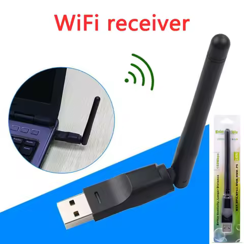 150Mbps Mini USB WiFi Adapter Wireless Network Card 2.4GHz Wi-Fi Receiver for Windows PC Desktop Laptop