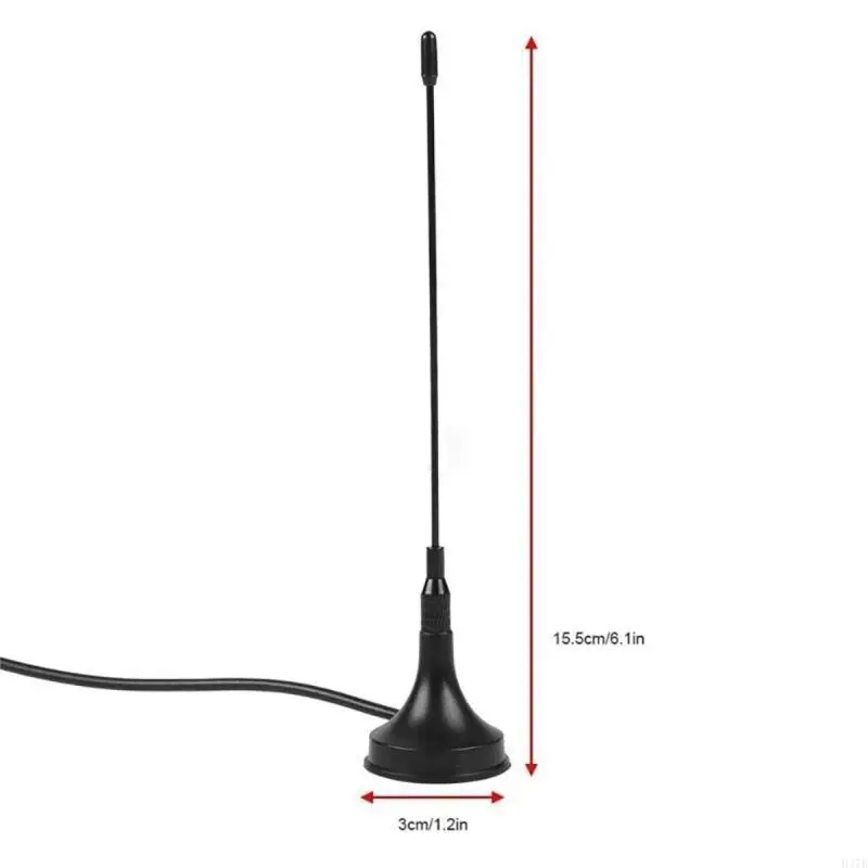 H37B Antenas HDTV DVB-T Freeview 5DBI Digital Antenas Receptor sinal sinal entrada