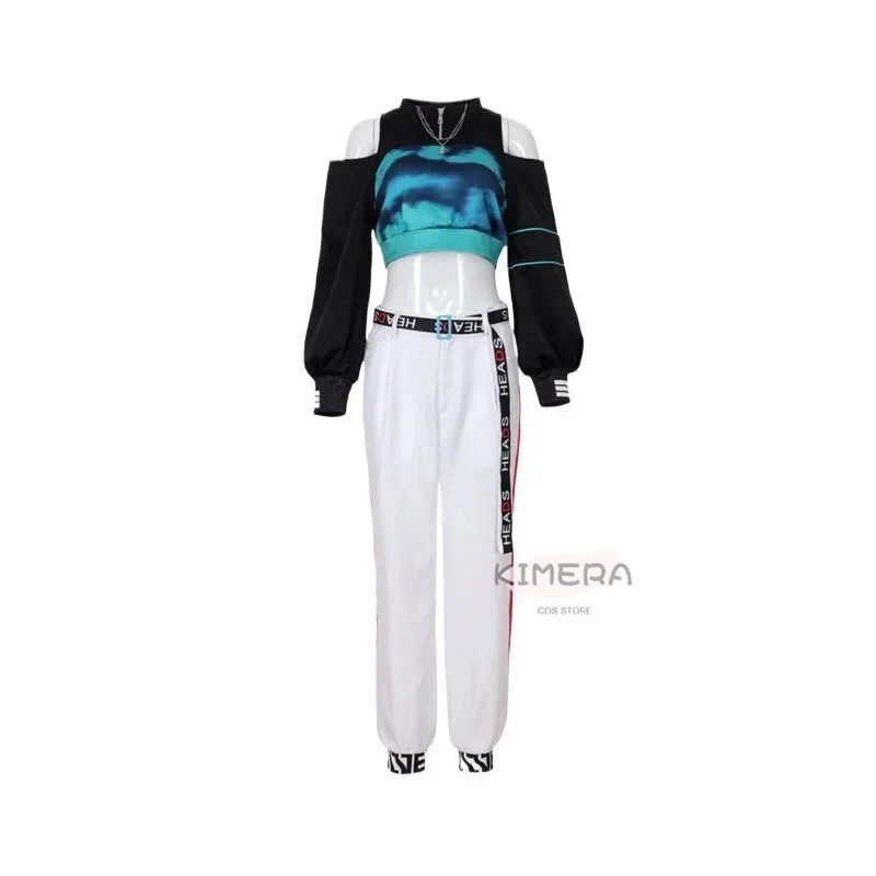 Shiraishi An Shiraishi Cosplay Costume Wig Project Sekai Stage VBS Uniform Women Anime Cosplay Pants Suit Halloween Party Set