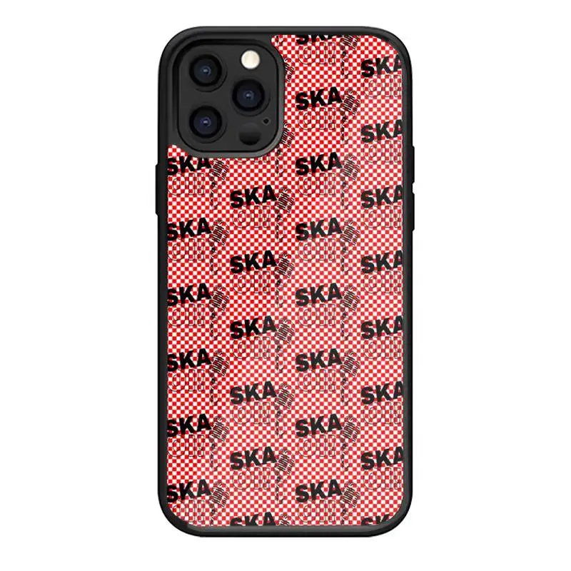 Sing Along Ska Phone Case For Iphone 14 13 12 11 Mini Pro Max X Xr Xs 6 7 8 Plus SE 2020 Silicone PC+TPU Cover