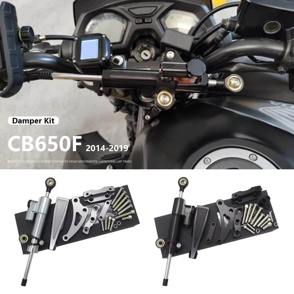 

Motorcycle Accessories Steering Damper Stabilizer Mount Bracket Support Kit For HONDA CB650F CB650 CB 650 F 650F 2014-2019 2015