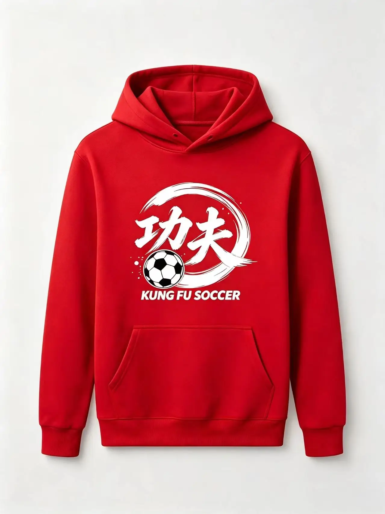 Sudadera con Capucha Holgada Unisex Estampado Abstracto Polar Suave Ropa Casual Otoño Invierno