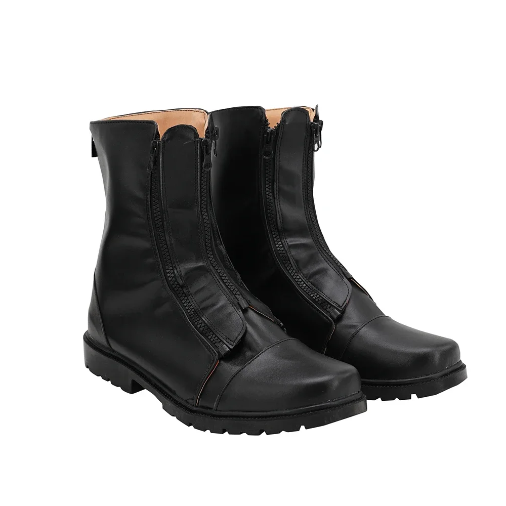 Final Fantasy Cloud Strife Cosplay Boots Black Shoes Custom Made Any Size (5)