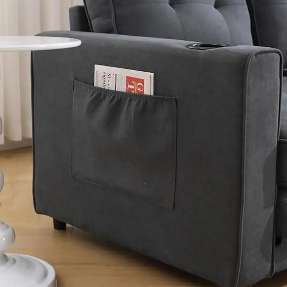 Cabrio Klapp sofa Loves eat Schlafs tuhl Chaiselongue Gaming Couch mit Getränke halter platzsparend & unterstützen den Komfort