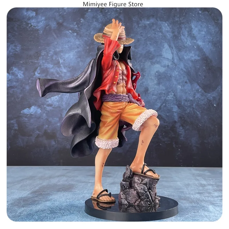 25 CM Een Stuk Luffy Staande Pose Anime Figuur Model Standbeeld Collectible Desktop Decoratie Gift