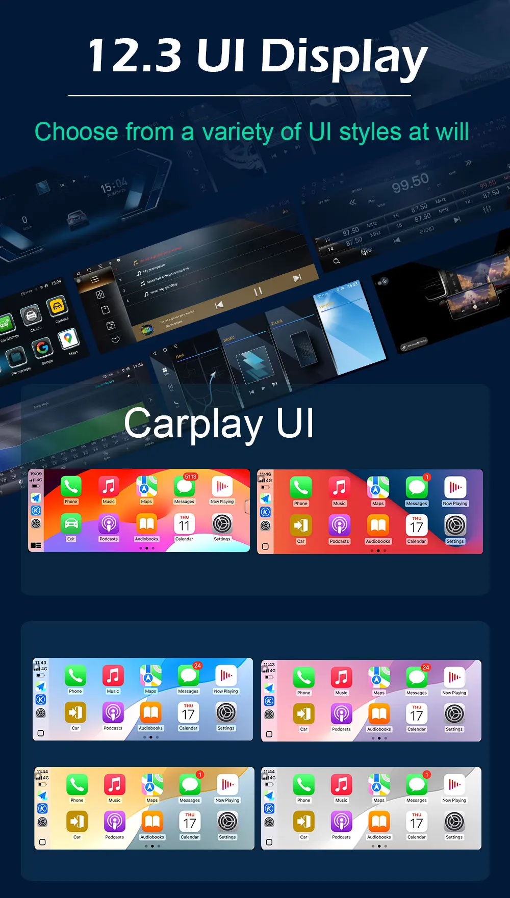 Android 15 CarPlay für BMW 3/4 Serie F30 F31 F32 F33 F34 F36 2013 - 2019 NBT/EVO System Auto Video Multimedia Player WiFi GPS – Detail 20