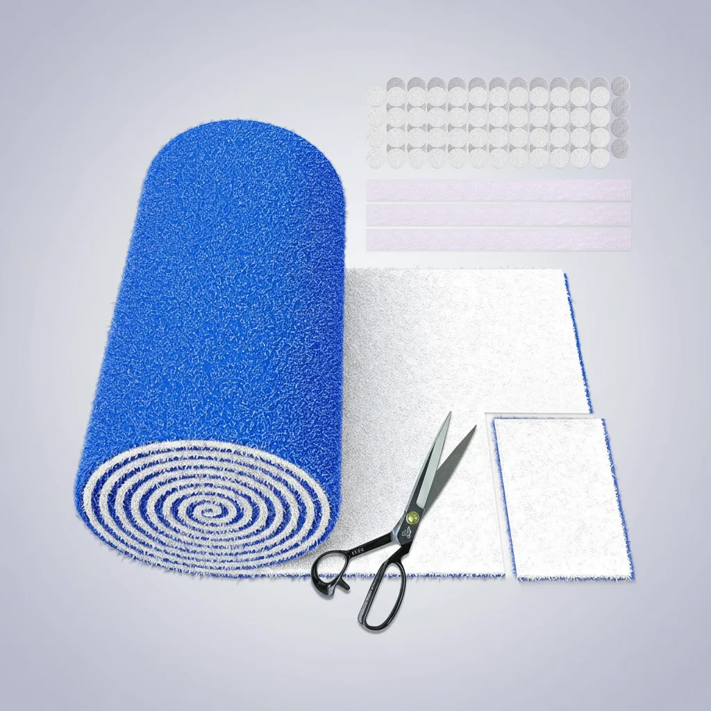 Air Conditioner Vent Filter Roll Washable Synthetic Mesh for HVAC Intake Traps Dust Hair Universal Fit