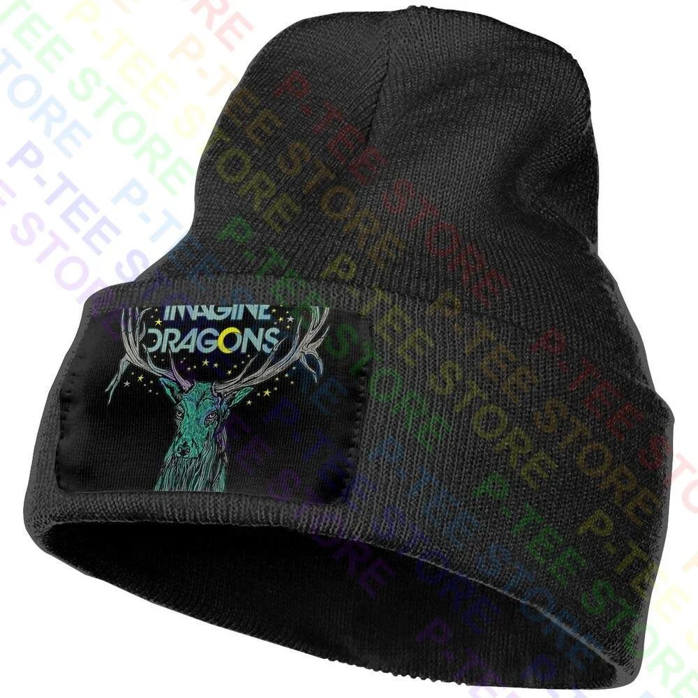 Imagine Dragons Elk In Stars Merch Knitted Beanie Hat Beanies Cap Style Hip Hop Adjustable