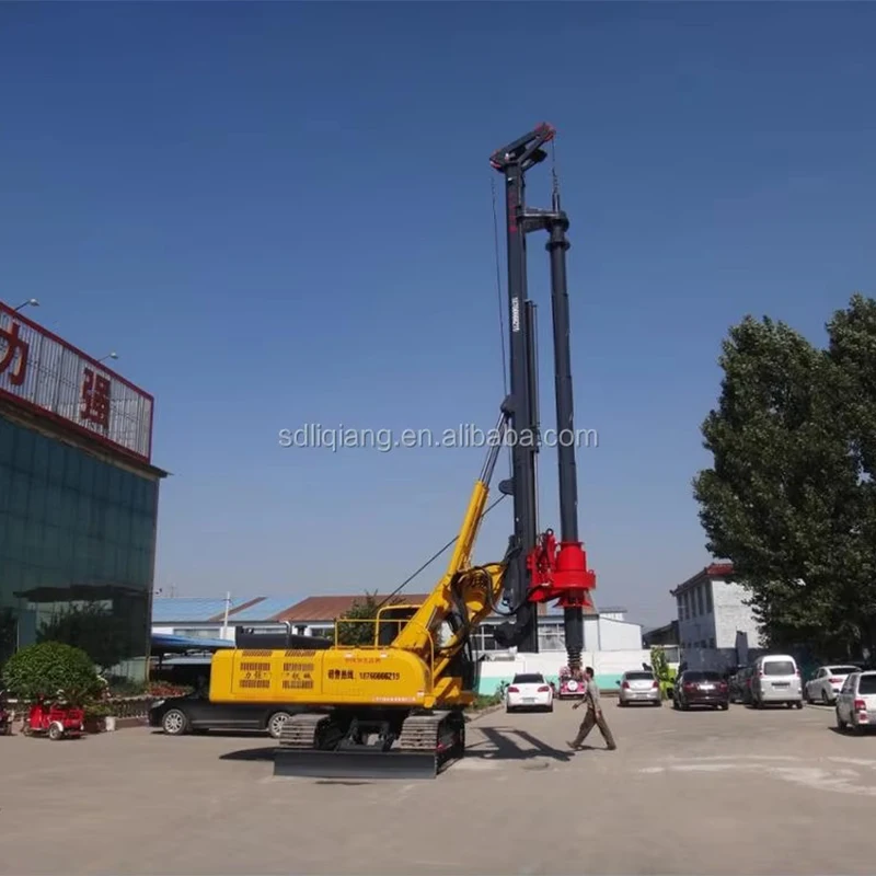 Modified Machine Lock Rod Rotary Drilling Rig Screw Pile Driver Piling Drilling Machine Drill Hydraulic Core Rock Bore