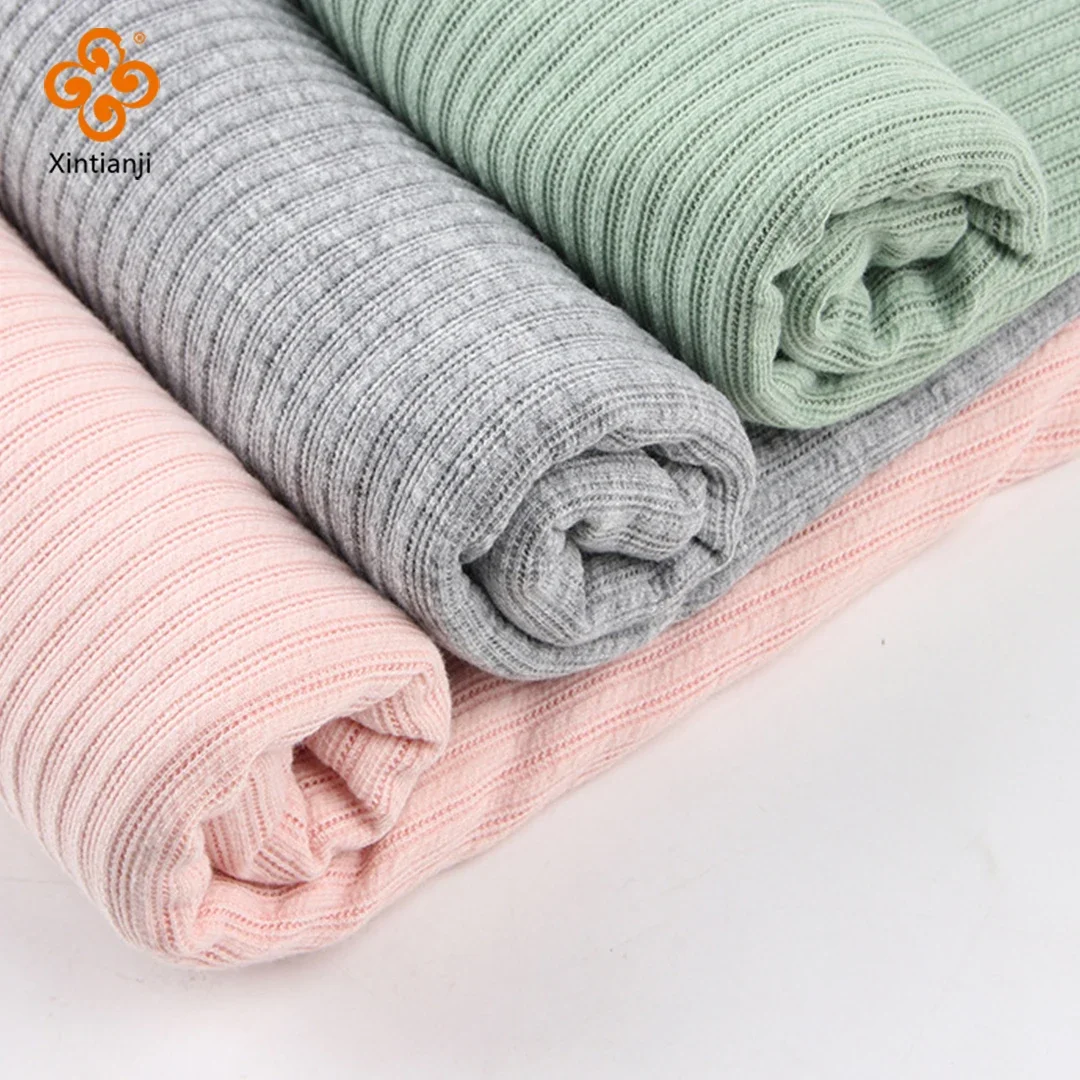 100x160 cm Strisce Jacquard Tessuto elasticizzato lavorato a maglia 300g di Spessore Ago a costine Autunno da donna Cardigan fai da te Tessuto da