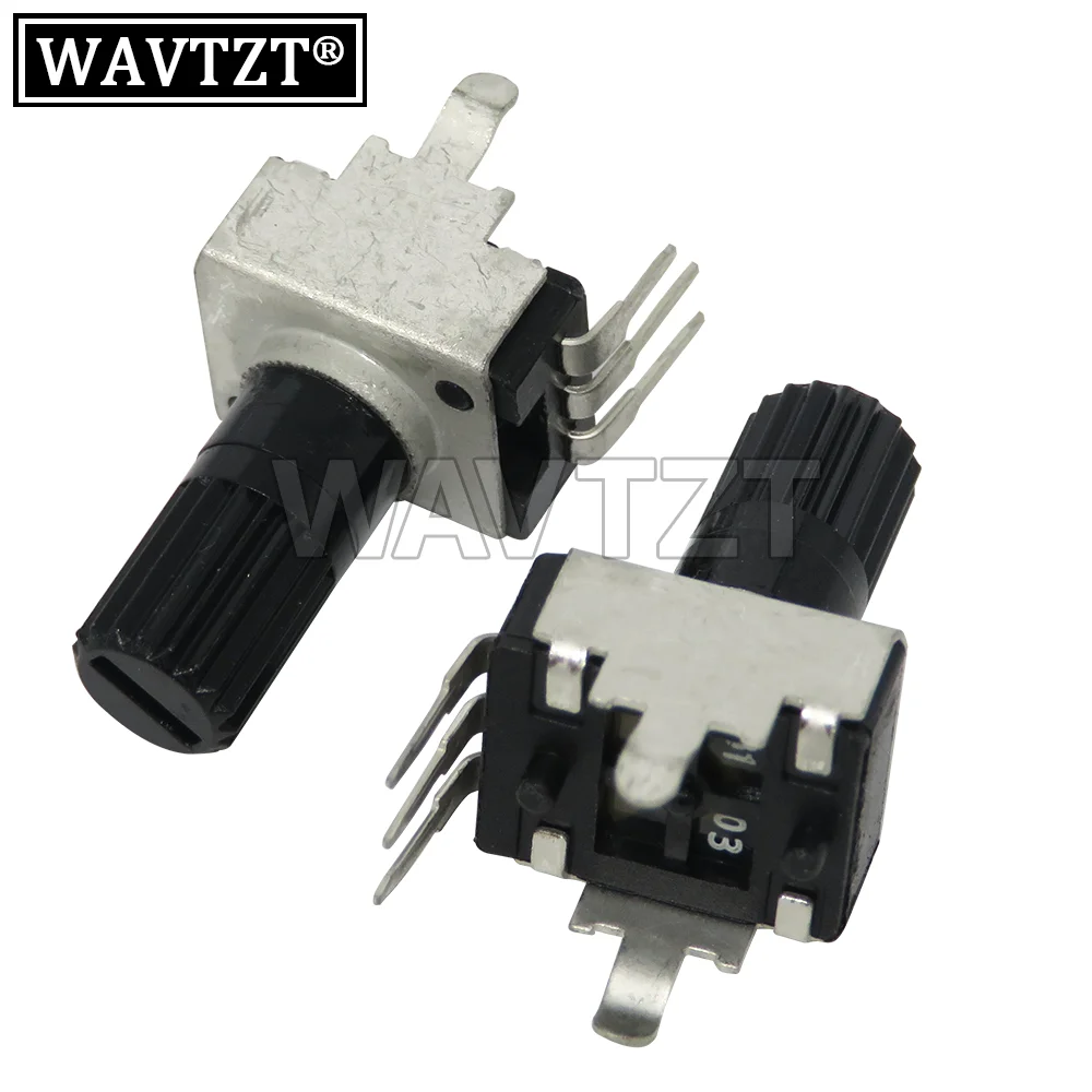 10PCS RV09 Vertical 12.5mm Shaft 9 Type 3pin Seal 0932 Adjustable Resistor Potentiometer 1K 2K 5K 10K 20K 50K 100K