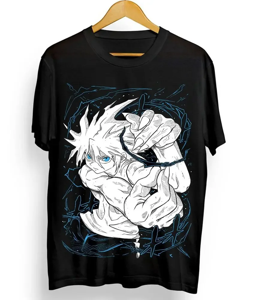 Killua T-shirt Gon Hisoka Hunter Meruem Zoldyck Girl Anime Black Shirt All Size