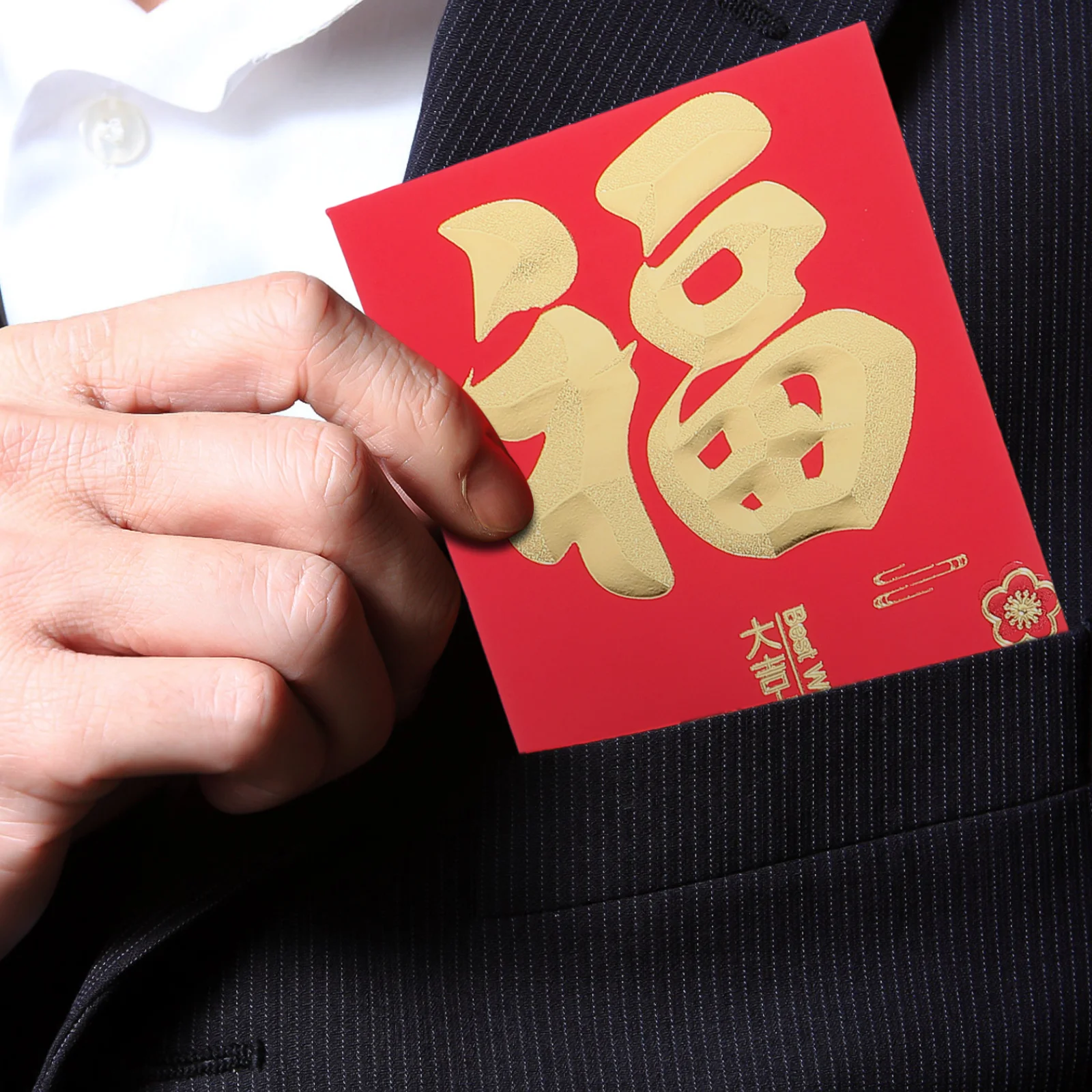 

36 Pcs Red Envelopes Chinese New Year Luck Style Money Bags Prosperity Peace Health Happiness Celebrations Gifts