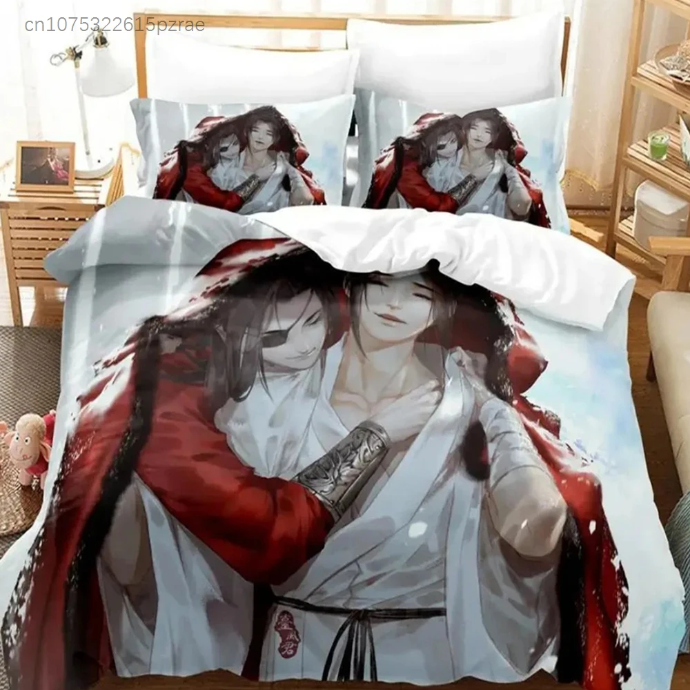 Heaven official’s Blessing Duvet Cover Heaven official’s Blessing Bedding Set Comfortable Bed Single Double Bed Full Size Anime