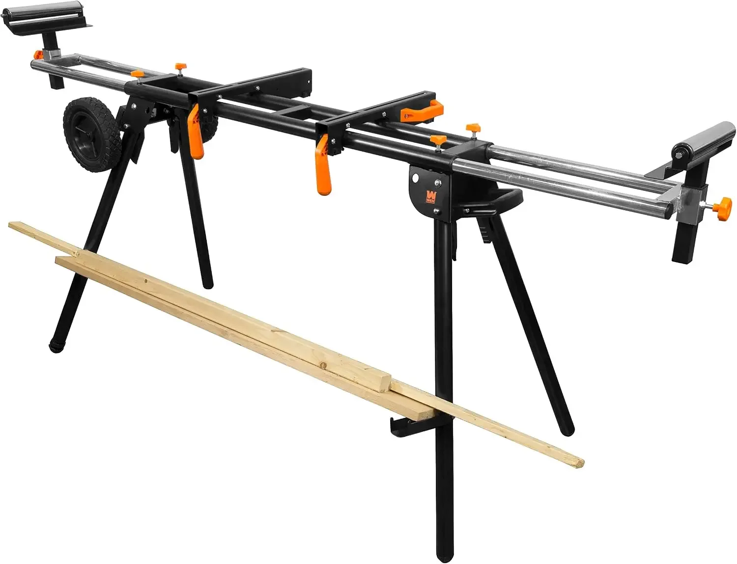 Saw Stand, Collapsible and Rolling with 3 Onboard Outlets (MSA330)