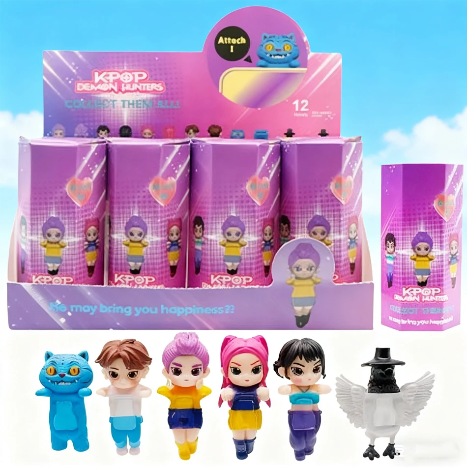 Kpop Demon Hunters Devil Blind Box Saja Collect Anime Figure Kid Party Cosplay Gaming Cartoon Huntrix Decor Christmas Gift/*-,..