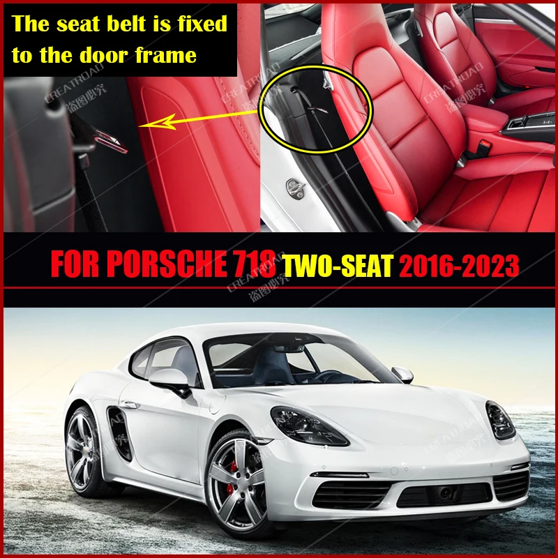 Car Floor Mats For Porsche 718 2016-2023 17 18 19 20 21 22 Double Layer Auto Foot Pads Custom Carpet Interior Accessories Parts