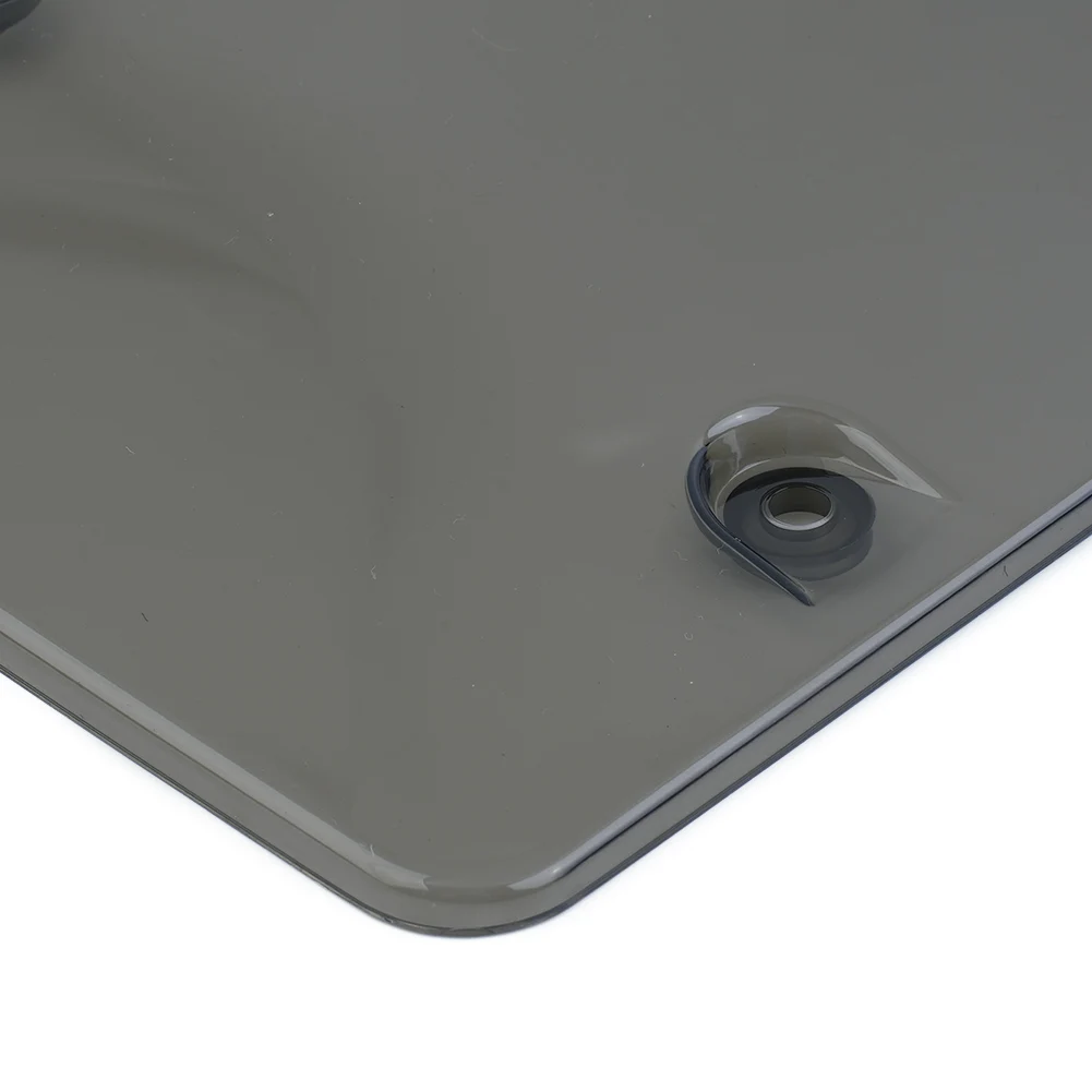 2Pcs Car License Plate Frame Cover Shield License Plate Protector Cover Shell  ABS Clear Plastic For US/MX/CA Compatibility