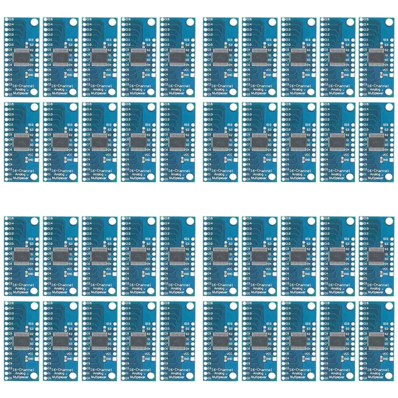 N11R- 40Pcs 16CH Analogue Multiplexer Module 74HC4067 CD74HC4067 Precise Module Digital Multiplexer MUX Breakout Board