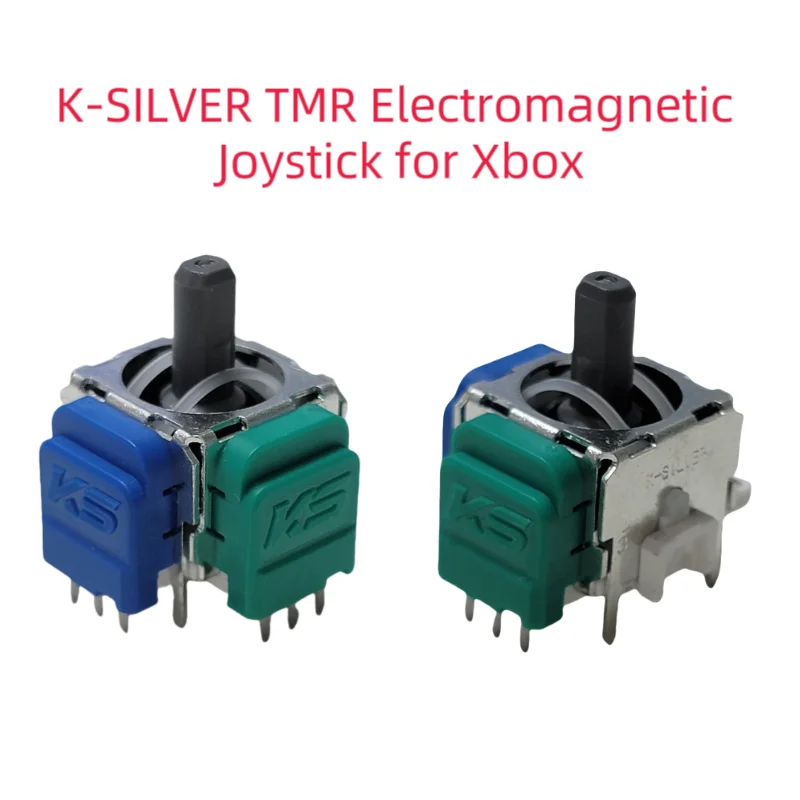 2pcs K-SILVER TMR Tunnel Magnetic Resistance Joystick for Xbox Gamepad Controller Electromagnetic Joysticks Repair Replacement