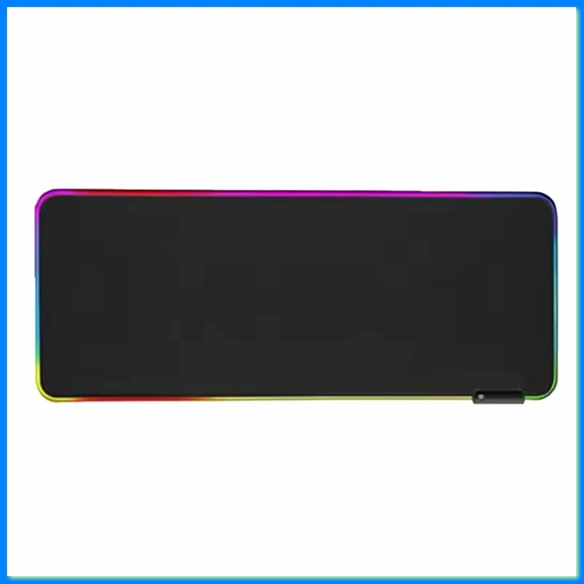 1 Pcs Large Gaming Mouse Pad Light Modes Touch Control Extended Soft Computer Keyboard Mat Non-Slip Rubber Base-DTD2