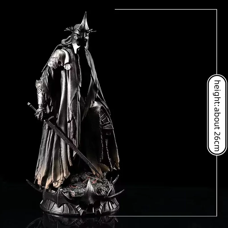 Nowy Władca Pierścieni Gk Figurka Witch King Angmar Anime Peryferia Rysunek Nazgul Ringwraith Statuetka Model 26cm Lalka Kolekcjonerski prezent