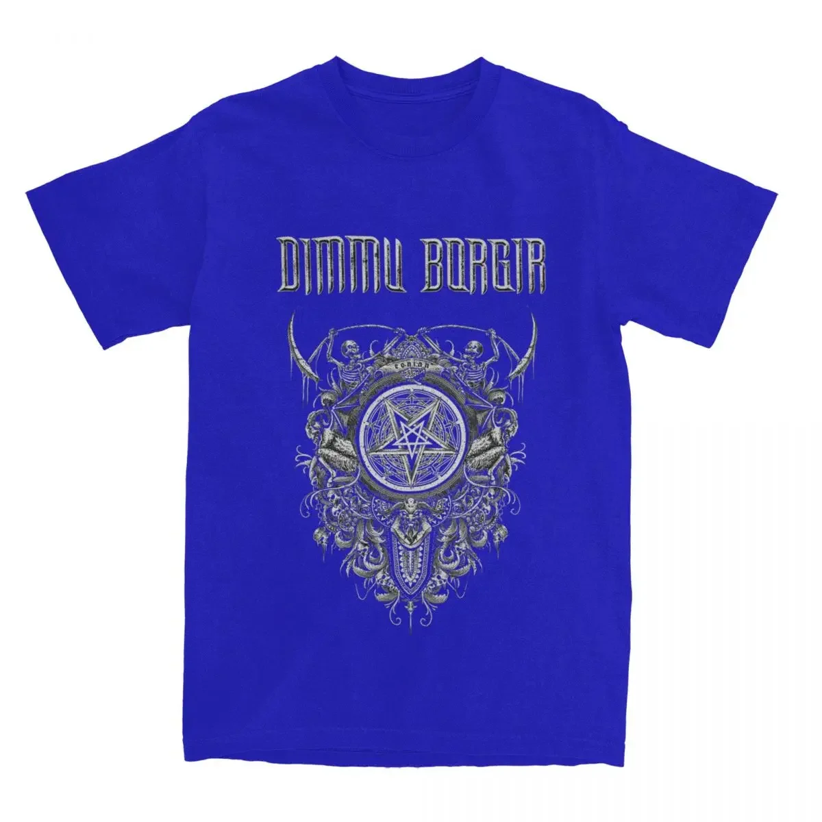 Merchandise Men Women's Cotton Leisure Crewneck Tee Shirt Tops Unique Black Metal Band Borgir Eonian Song Dimmu T Shirt harajuku