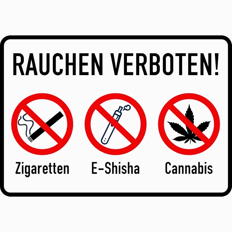 سيارة الديكور ملصق لاصق لامع ورائع خنق التدخين المحظور E-شيشة السجائر القنب المحظورة ملصق 13 سنتيمتر PVC KK #1