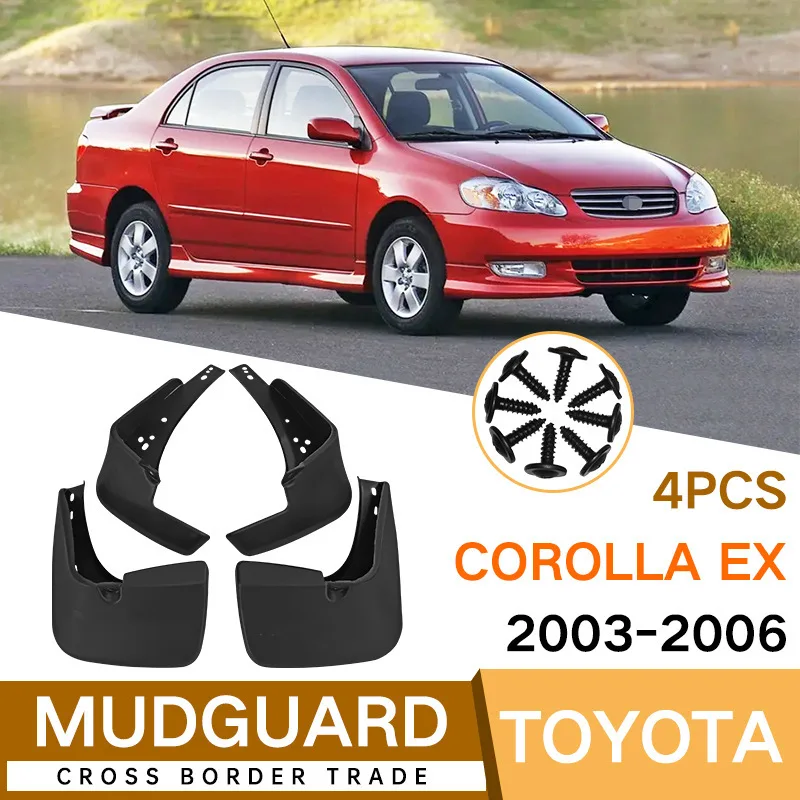 For Toyota Corolla COROLLA EX 2003-2006 Corolla fender tile auto parts mud flaps fender flares 4runner accessories