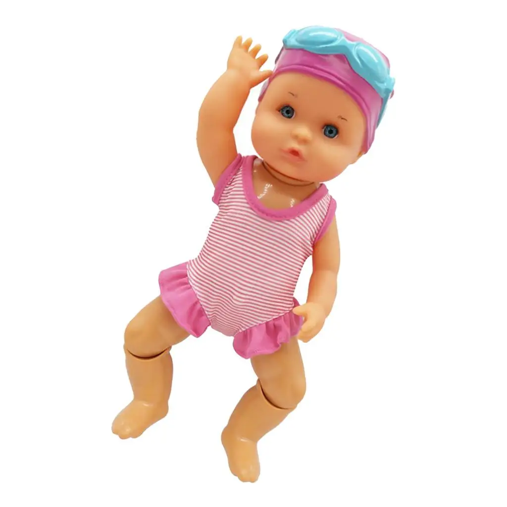 7.87'' Preschool Swimming Dolls Early Learning Birthday Gift