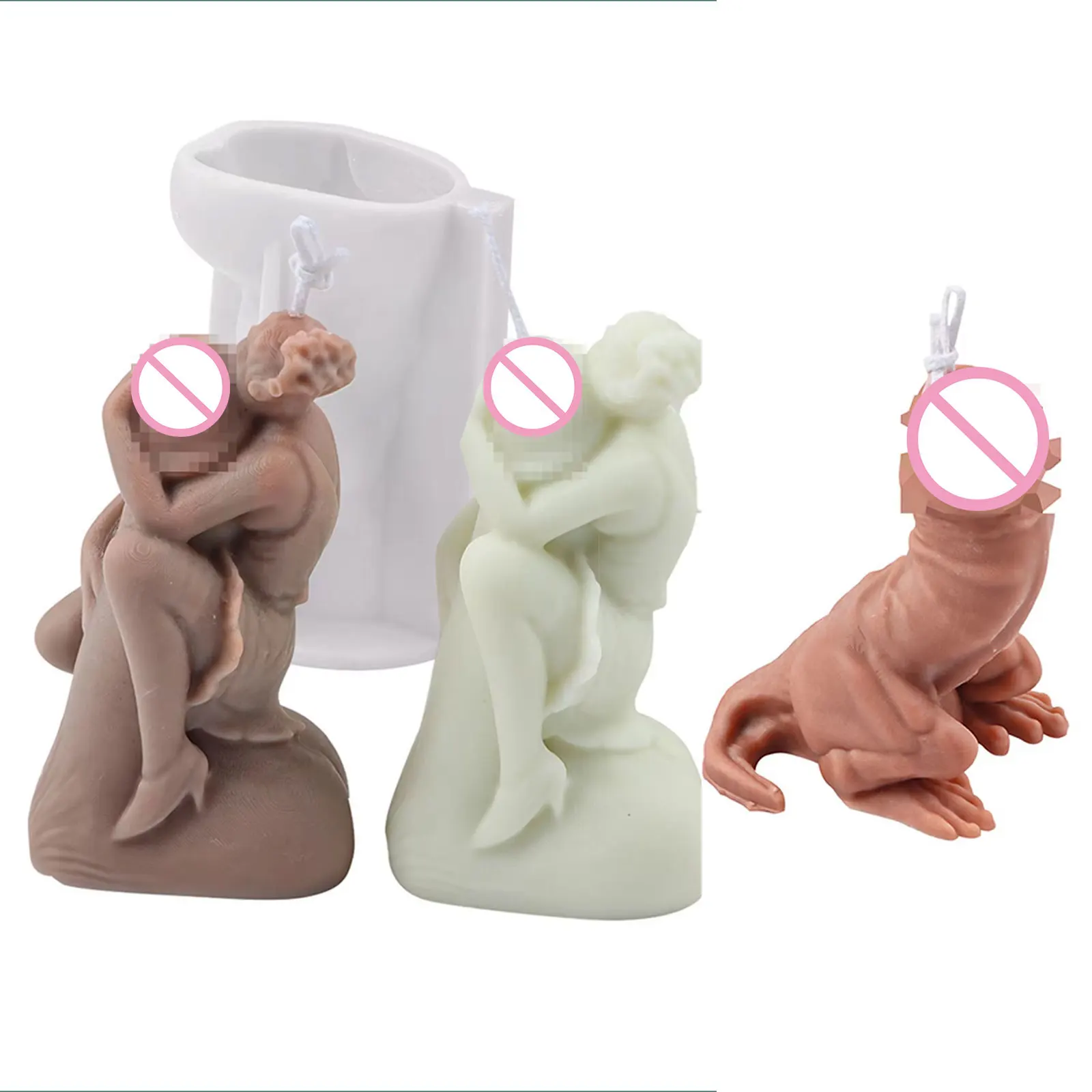 

Penis Silicone Candle Mold Genitals For Ice Mousse Fondant Chocolate Making Adult Cake Baking Decoration Moulds Resin Art Form