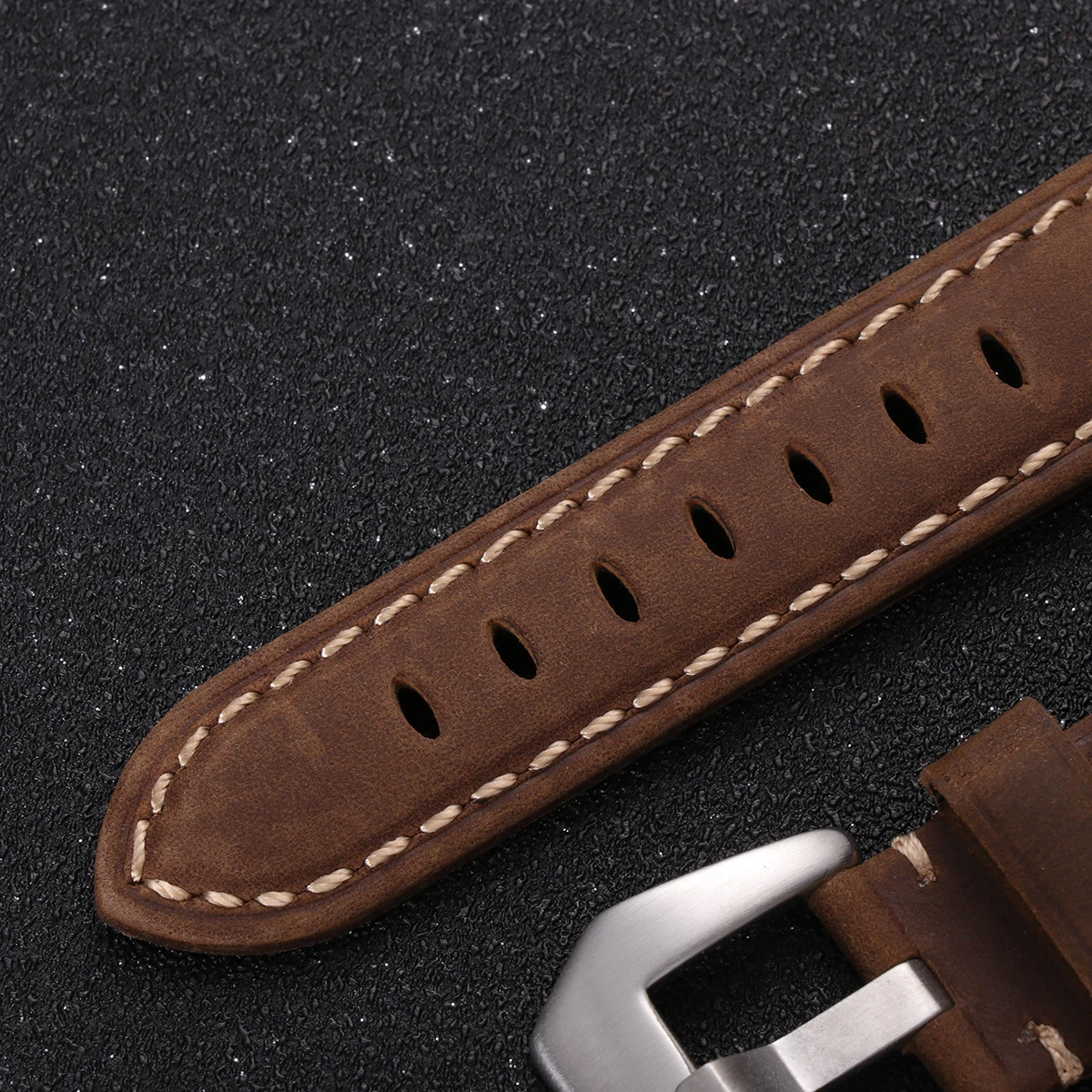 

1Pcs 20Mm Watch Strap Simple Wear Take Off Change Anytime Universal Large Dial Vintage Replacement Wristband