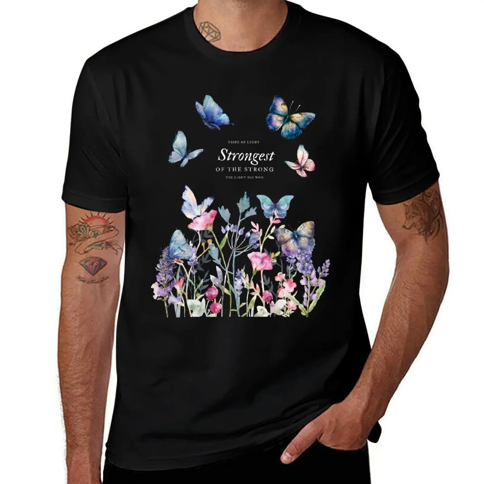 STRONGEST of the Strong - meadow T-Shirt Heavy Duty Casual Work Tee T-Shirt