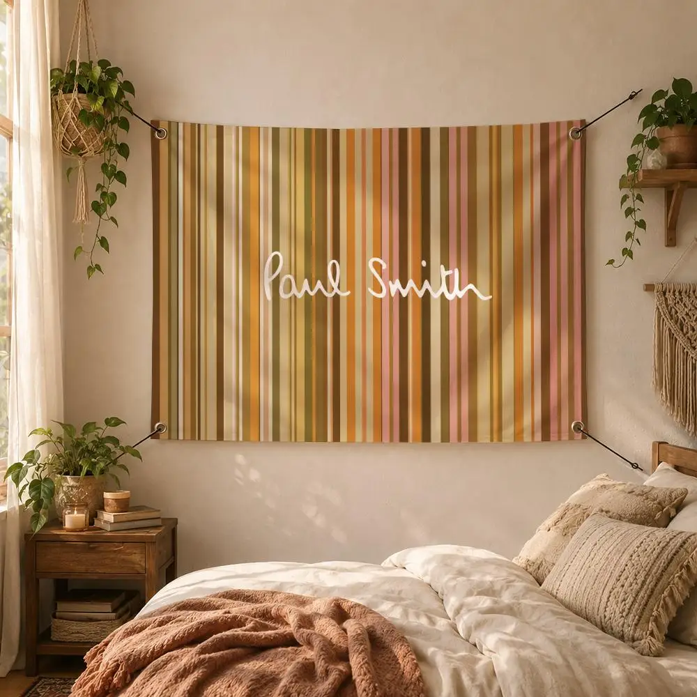 Paul Smith British Fashion Designer Flags Decorative Flag Banner for Outdoor Garden Yard Camping Party Home Wall Hanging Decor