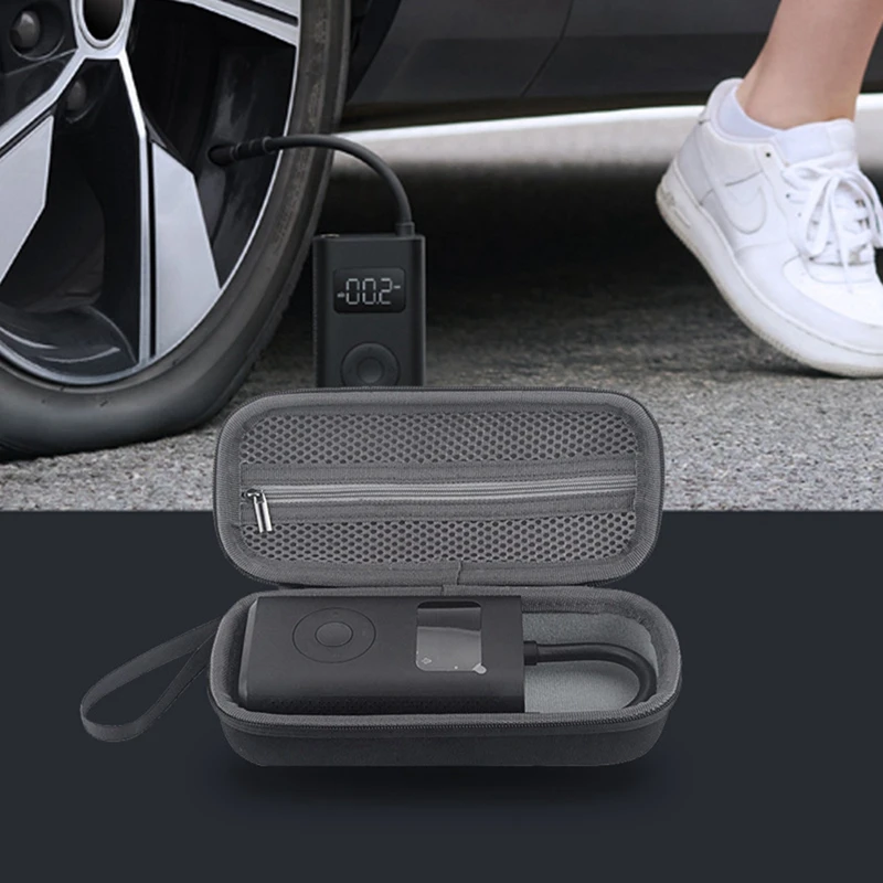 Compresseur d'air électrique portable, sac de rangement portable, accessoires de compresseur d'air mobile, sac à outils pour Xiaomi 1S, noir et gris