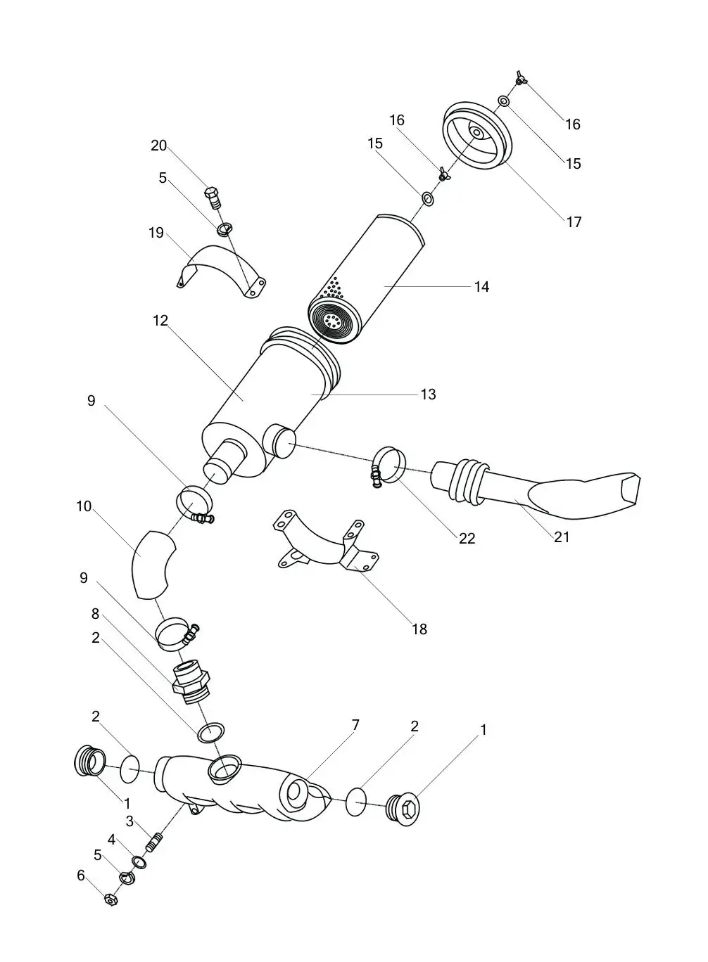 NJ85.11.010 , Air Intake Filtering Element （item 14） for Fengshou Lenar 254 Tractor with Engine NJ385