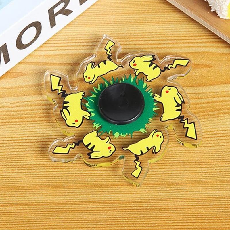 

Pokemon Pikachu Kawaii Cartoon Fidget Spinner Creative Children's Toys Children Love Birthday Gifts