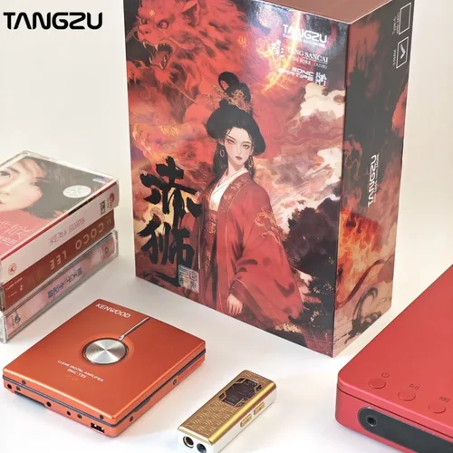 Imagen 2 del producto Audífonos Intrauditivos Dinámicos Tangzu wan er sg 2 Red Lion Edition de 10 mm con Bolsa de Silicona y Sancai Wide