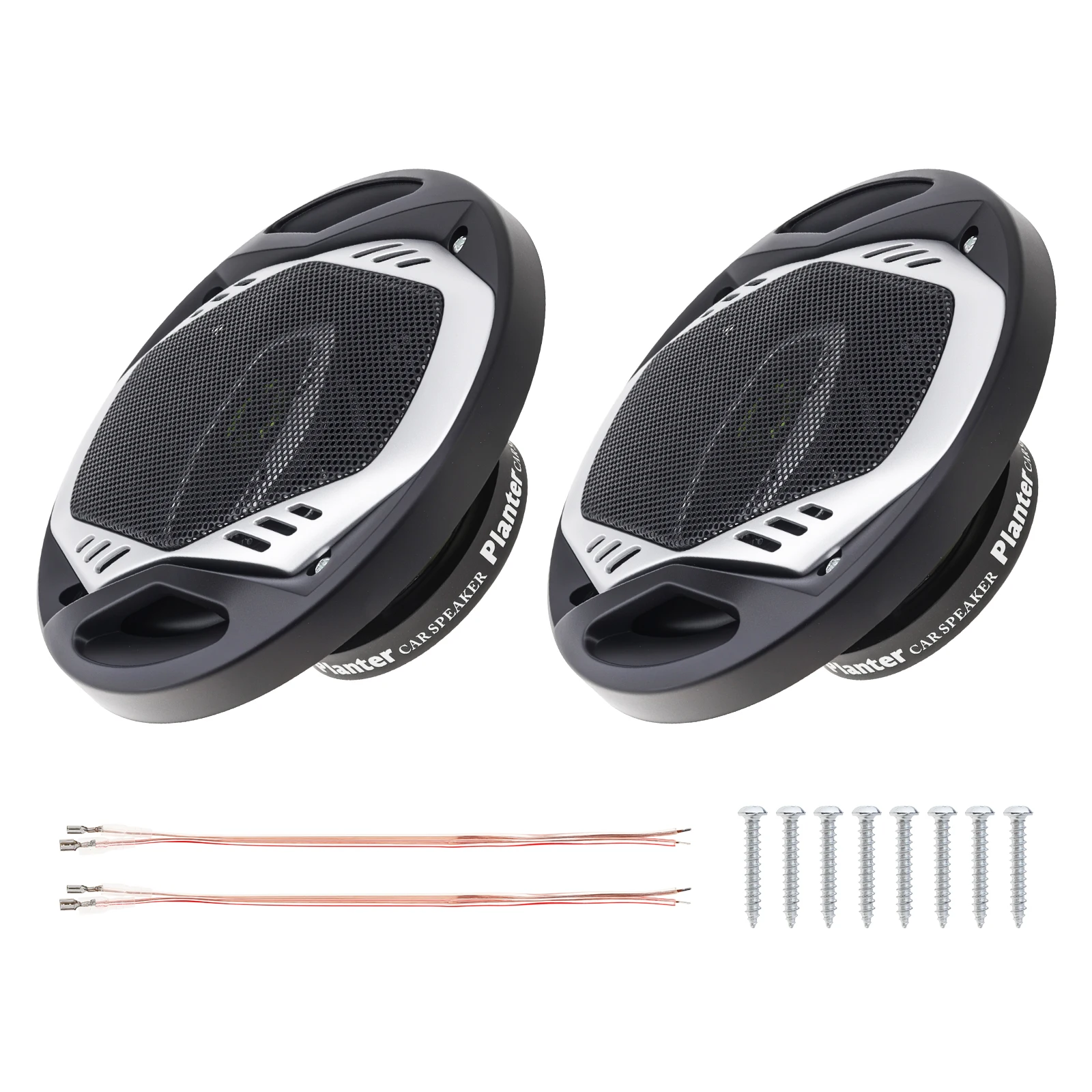 2pcs 6.5 Inch 600W 16cm 2 Way Universal Car Coaxial Hifi Speakers Auto Audio Music Stereo Speaker Non-destructive Installati