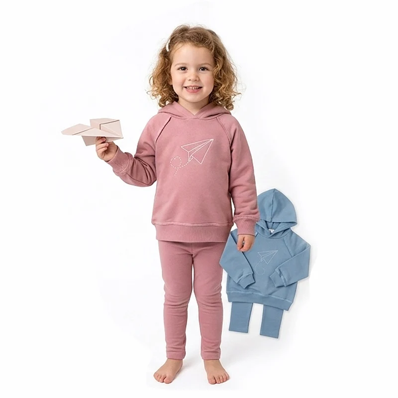 Autumn Collection Baby Girl Long Sleeve Cotton Crew Neck Pullover Soft Comfortable Breathable Casual Outfit for Toddlers