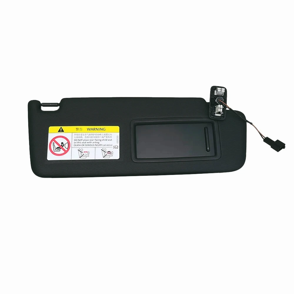 5GG857551 5GG857552 para VW Golf 7 MK7 2013-2021 Panel  visera frontal negro gris con protector solar  espejo  maquillaje 5GG 85