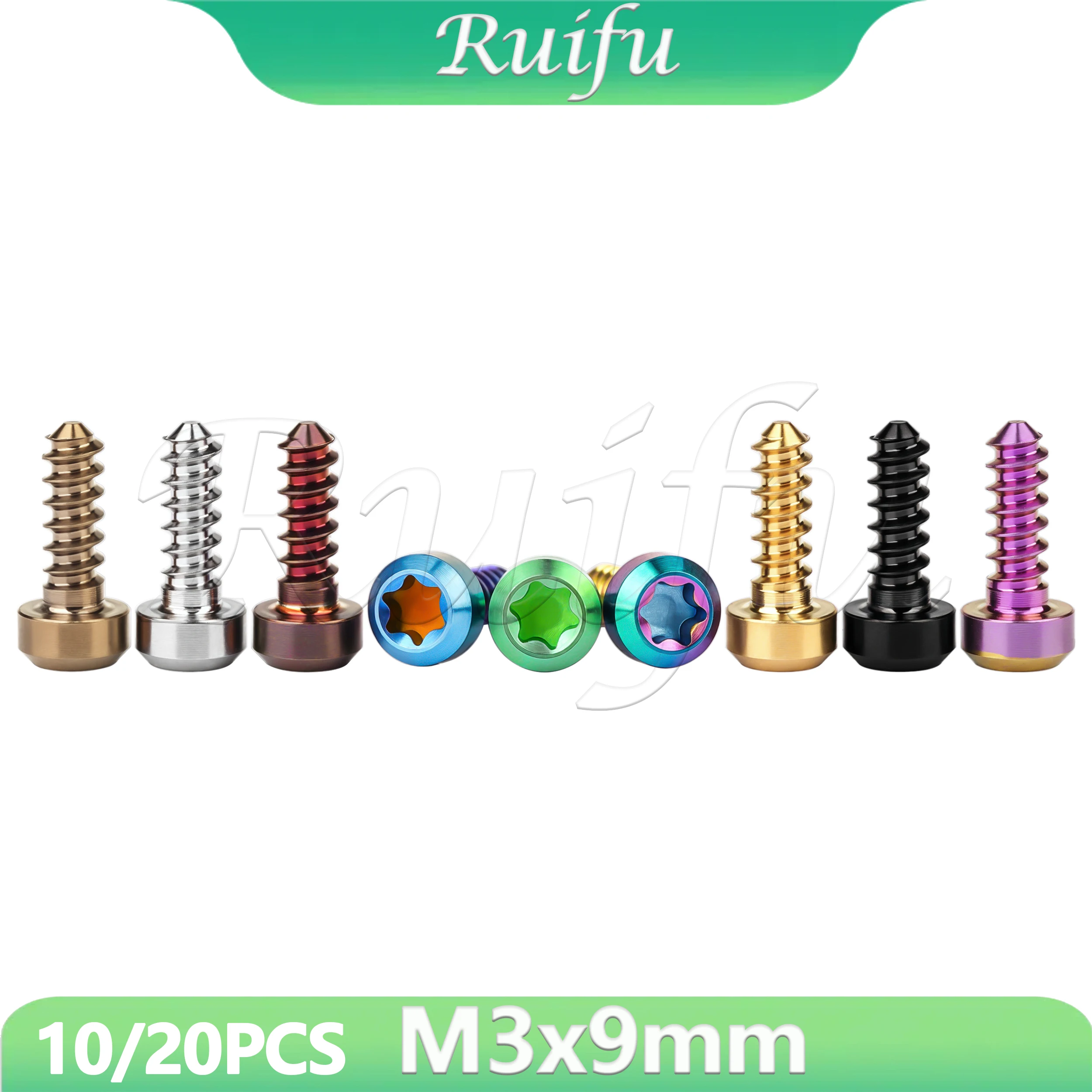 

Титановые саморезы M3x9мм (10/20 шт.) с головкой Torx T15 для крепления обшивки мотоцикла