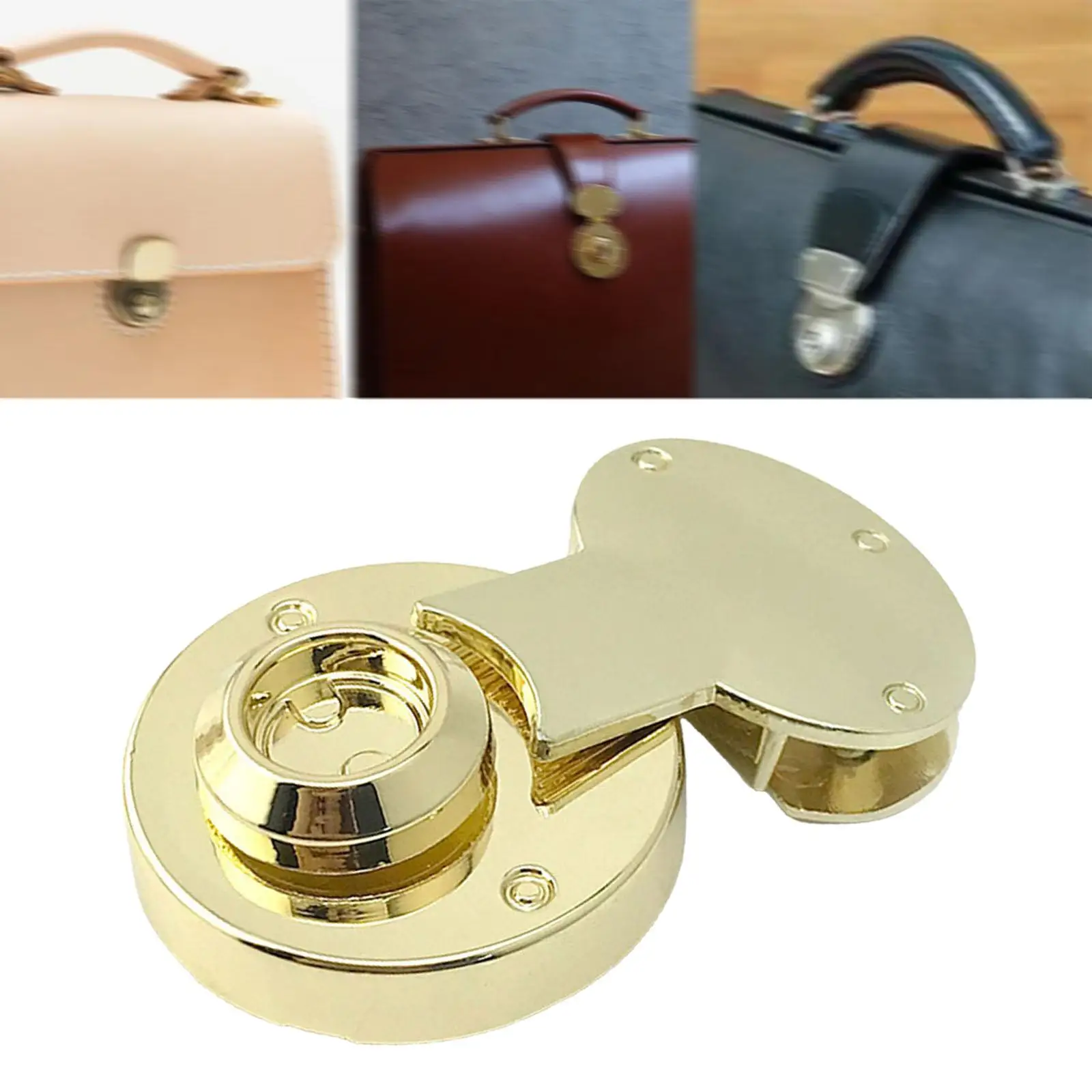 Fecho Handbag Lock para Purse Craft, Decoração DIY Acessórios, Purse Closure