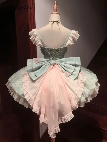 10 best sales grön lolitaklänning - №7