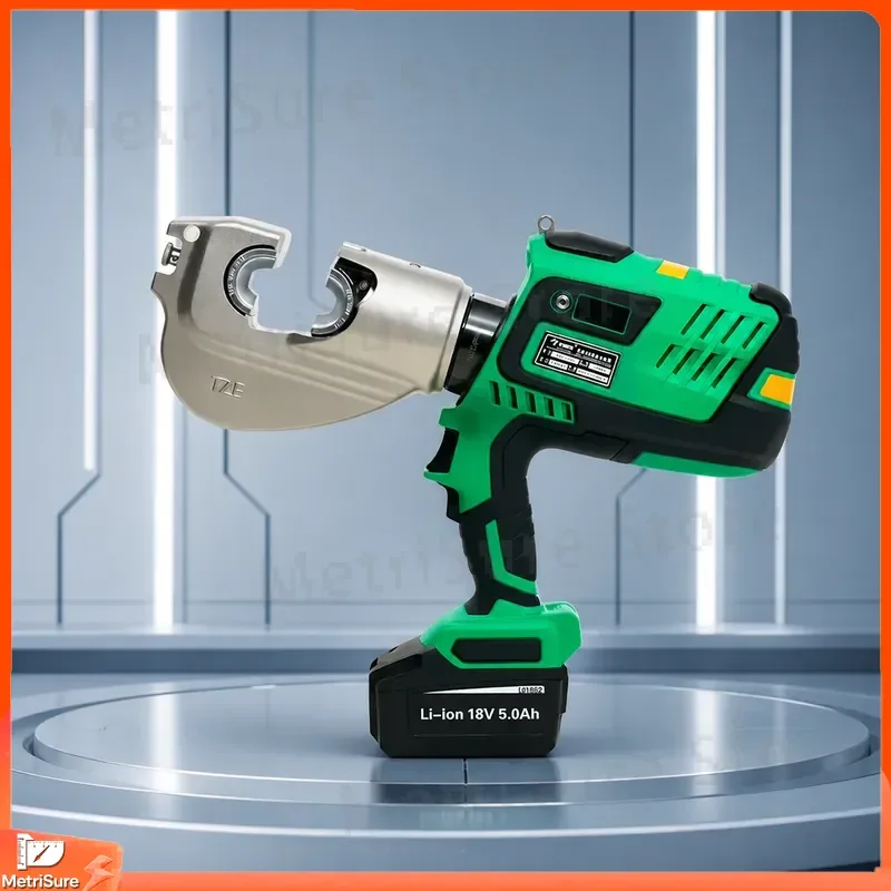 GBC-713L Cordless Hydraulic Crimping Tool Battery Powered Cable Lug Terminal Press Plier Copper Wire Connector Crimper Kit
