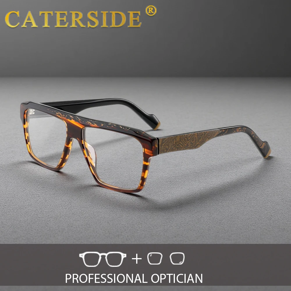 caterside-men's-glasses-fashion-acetate-frame-spring-hinge-thick-frame-customized-prescription-glasses-women's-daily-glasses