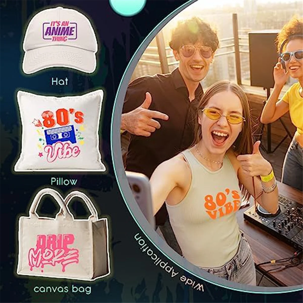 CYL-HTV نقل الحرارة Vinyl-30X25cm 10 ورقة النيون الحديد على الفينيل الأخضر النيون HTV الأزرق النيون نقل الحرارة تي شيرت فينيل